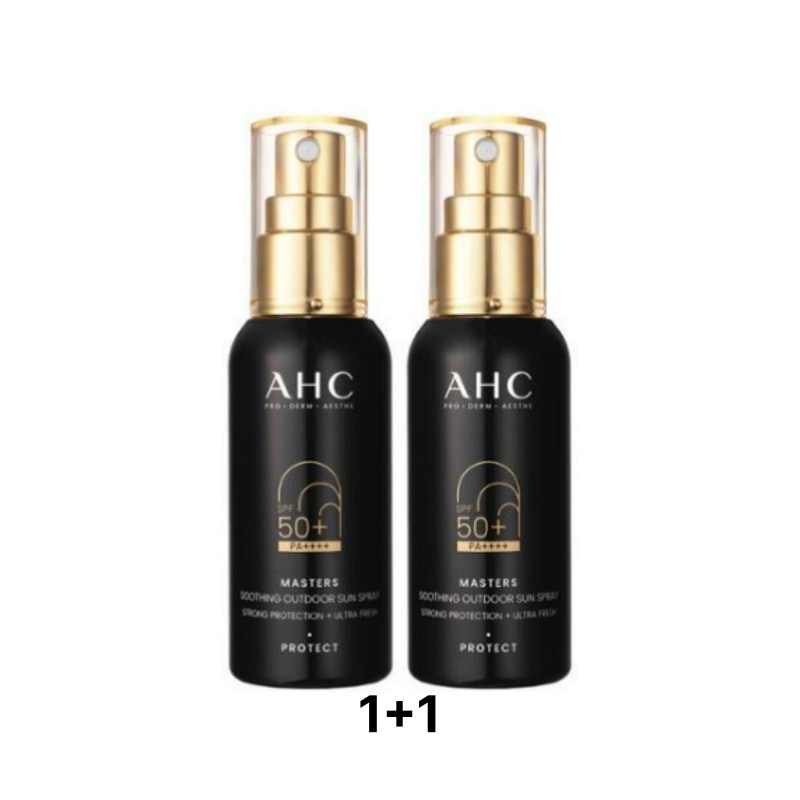 【1+1】マスターズ 水ディング アウトドア サンスプレー 55ml x 2個 (クーリング鎮静)
