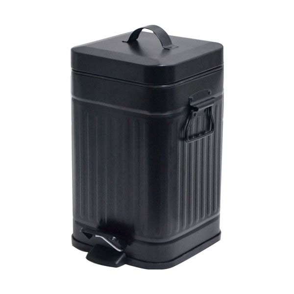 b.c.l Galva スクエアダストボックス 12L マットブラック 1個