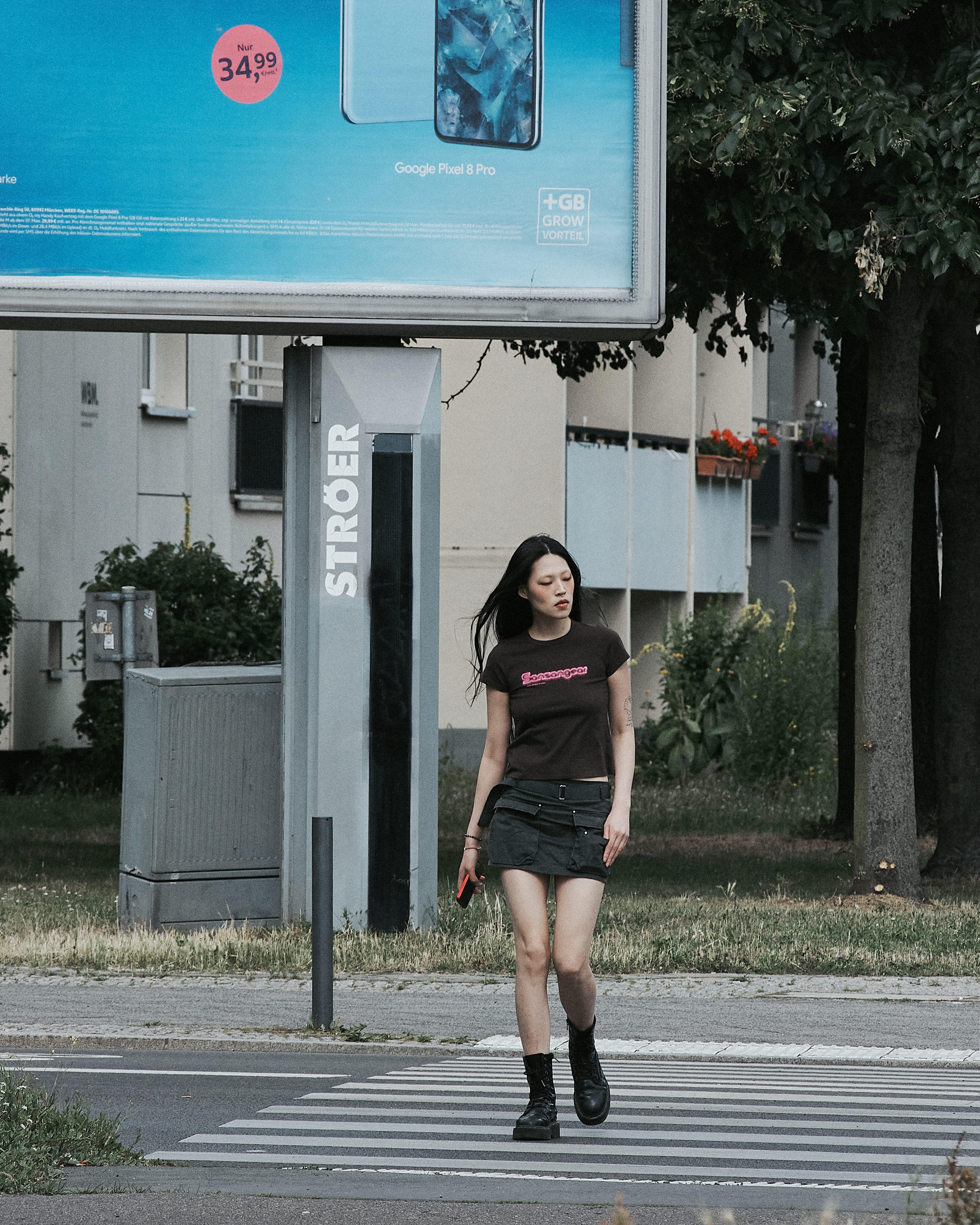 【SANSANGEAR】 PHOTON T-SHIRT : BROWN