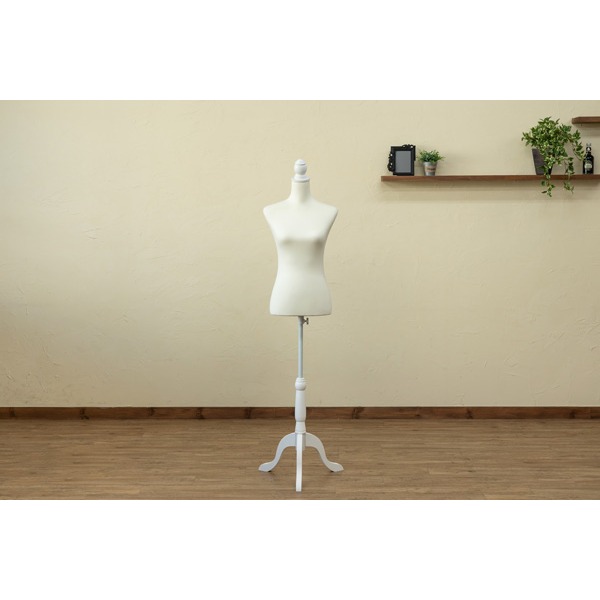 洋裁用トルソー アイボリー（IV） [組立品]