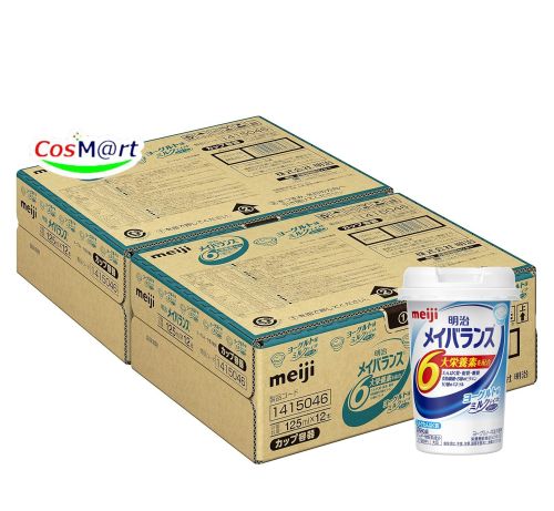 【ケース販売】 明治 メイバランス Mini ミニカップ カップ 【 ヨーグルト味 125ml×12本×2ケース】バランス栄養補助食品　介護　流動食　高カロリー食品 (4902705117433-2