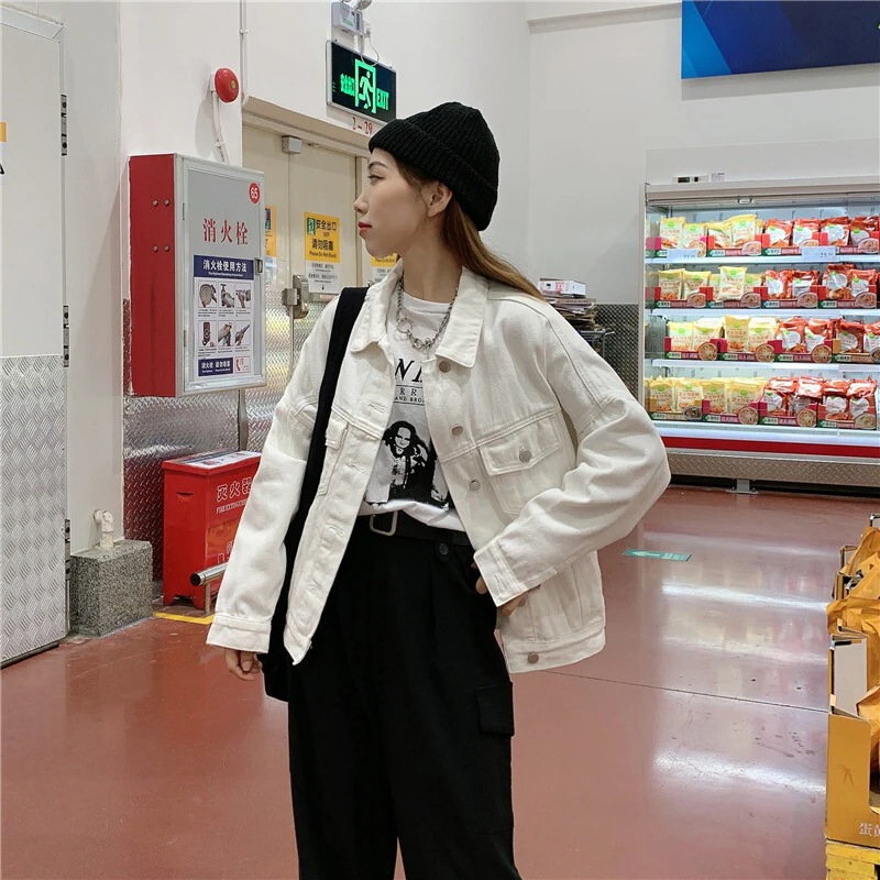 アウター コート ブルゾン ジャケット 袖あり 長袖 ボリューム袖 綿 薄手 かわいい 大人可愛い シンプル カジュアル おしゃれ ラフ 無地 春 秋 10代 20代 レディース 着回し 普段使い