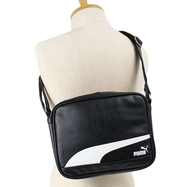 4L PUショルダー [J20323] メンズレディース 鞄 ショルダーバッグ ワンショルダー BLACK