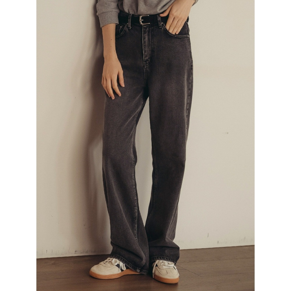TILLDIE オールブラッシュウォッシュデニムパンツヴィンテージブラック