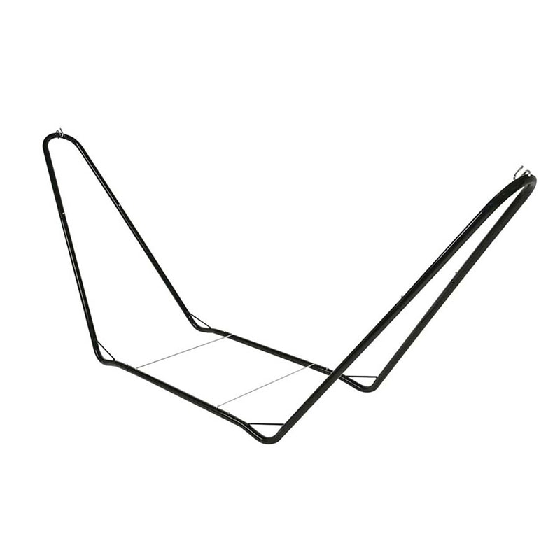 スチールポールハンモック用スタンド3（ブラック） トレッキング キャンプ用品 テーブル チェア (UD2015)