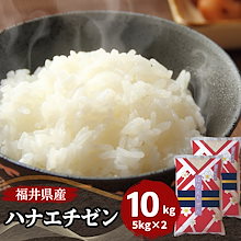 【数量限定】令和6年産 福井県産ハナエチゼン10kg(5kg2袋)　白米