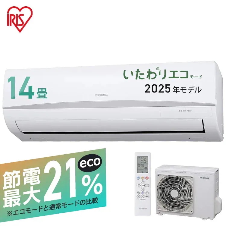 エアコン 14畳用 節電 電気代 省エネ いたわりエコモード 内部清浄 タイマー スタンダード Rシリーズ IRA-4006R *