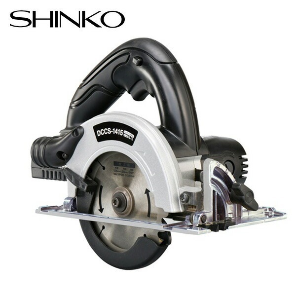 充電式丸ノコ 集じん機接続可 DCCS-1415 ブラック
