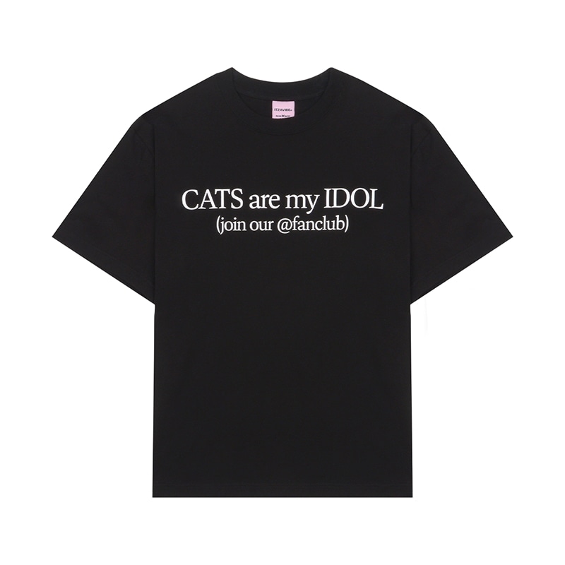 CATS ARE MY IDOL - BLACK
