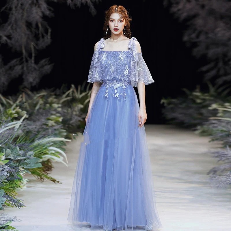 ウェディングドレス花嫁ドレスマキシ丈イブニングドレスブライドメイドドレス結婚式パーティー演奏会用きれいめAラインドレス大きいサイズ