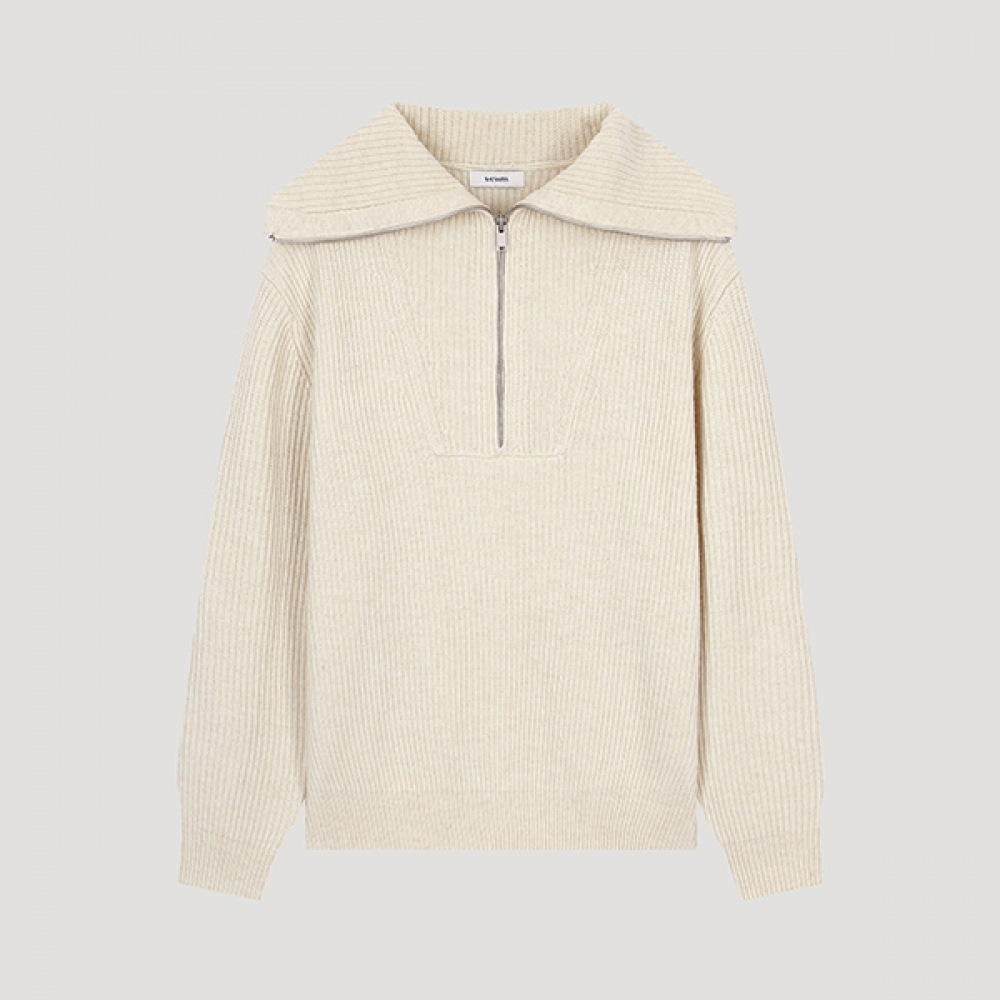 (シールズミス) ハーフジップアップカラーネックニット_SSKPOO42850_OT 5,002円