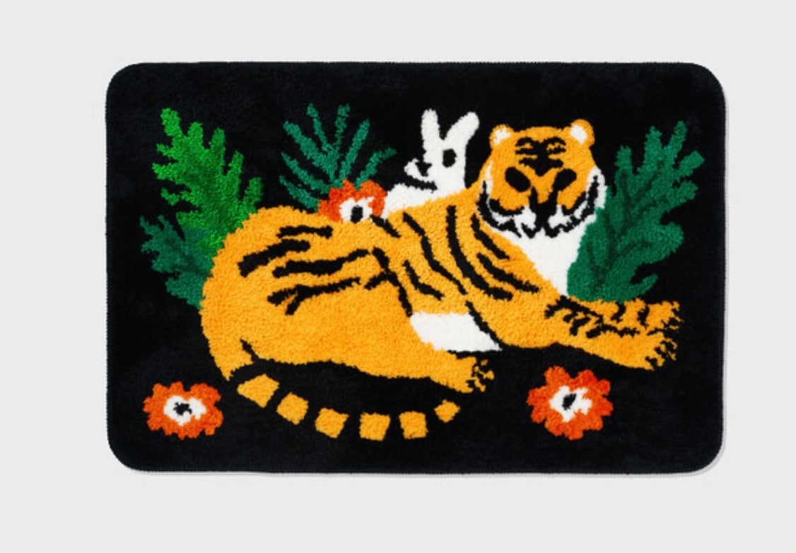 wiggle ) Tiger floor mat