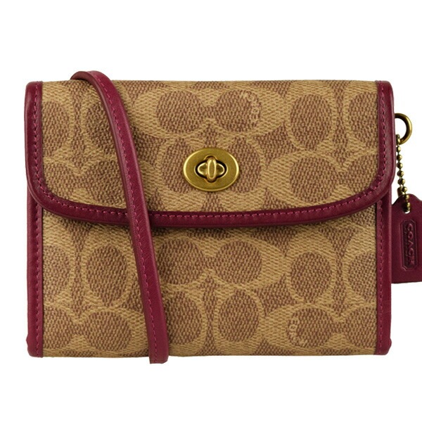 コーチ COACH ショルダーバッグ ショルダーウォレット ミニ シグネチャー アウトレット 313
