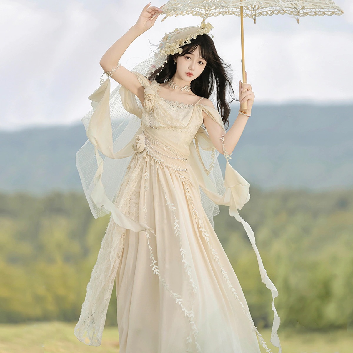 夏の新オリジナルロリータ女性ホルタードレス毎日かわいいロリータ甘いスカート