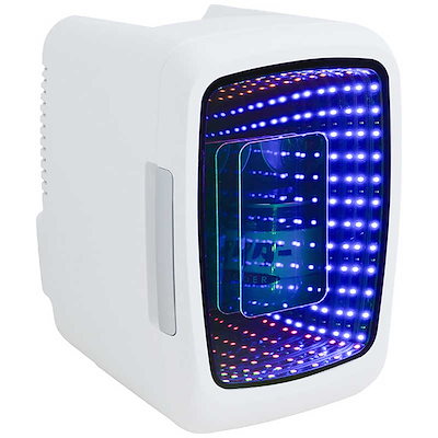 他サイト： サンコー　インフィニティミラー卓上冷蔵庫4L(ホワイト) PYZONE(パイズワン)　LESEREHWHの商品画像