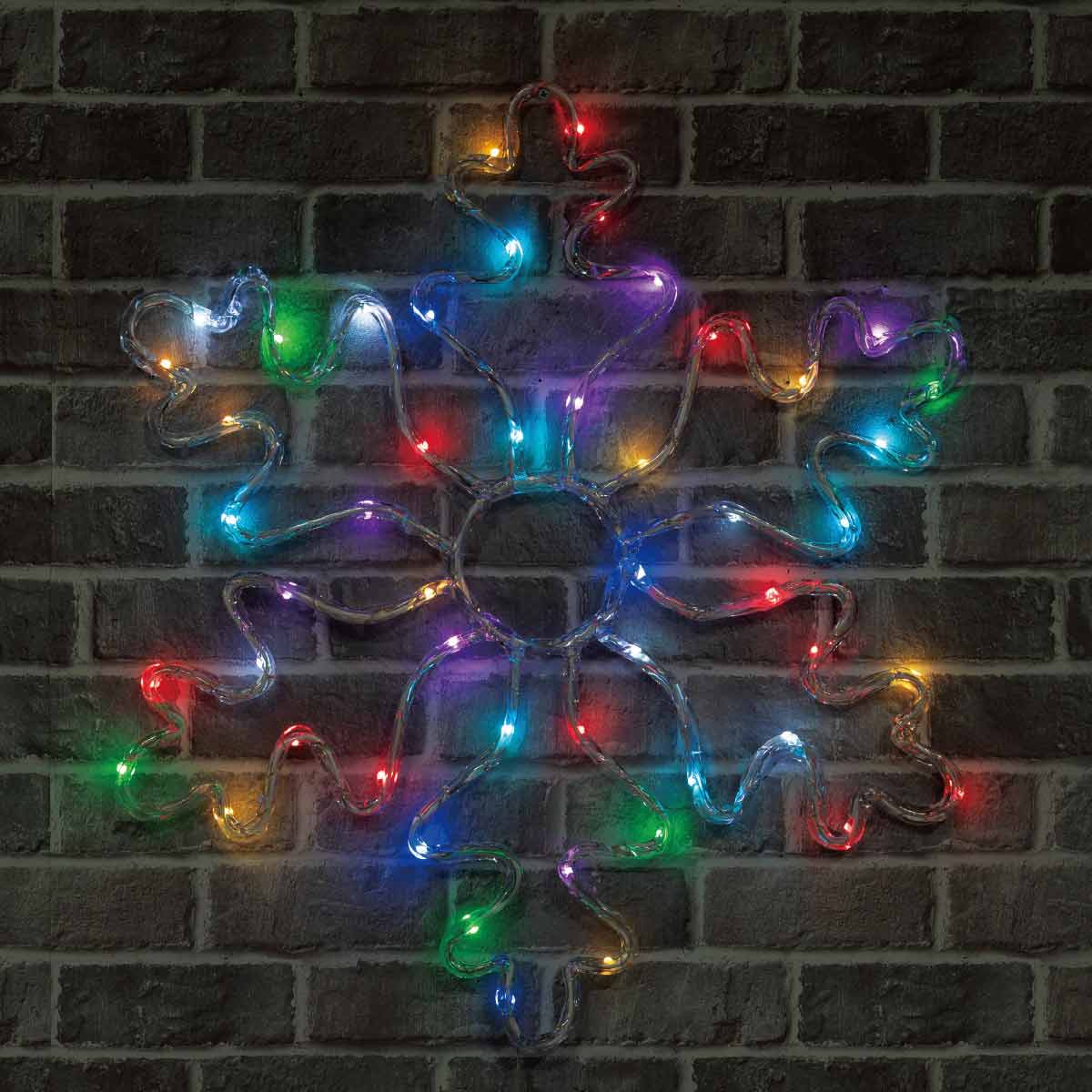 エントリーでポイント5倍！11月4日20:0011月11日1:59LEDデュードロップ スノーフレーク 高さ61cm 1台 イルミネーション ライト イルミネーションライト 室内 屋外 電飾 クリスマ