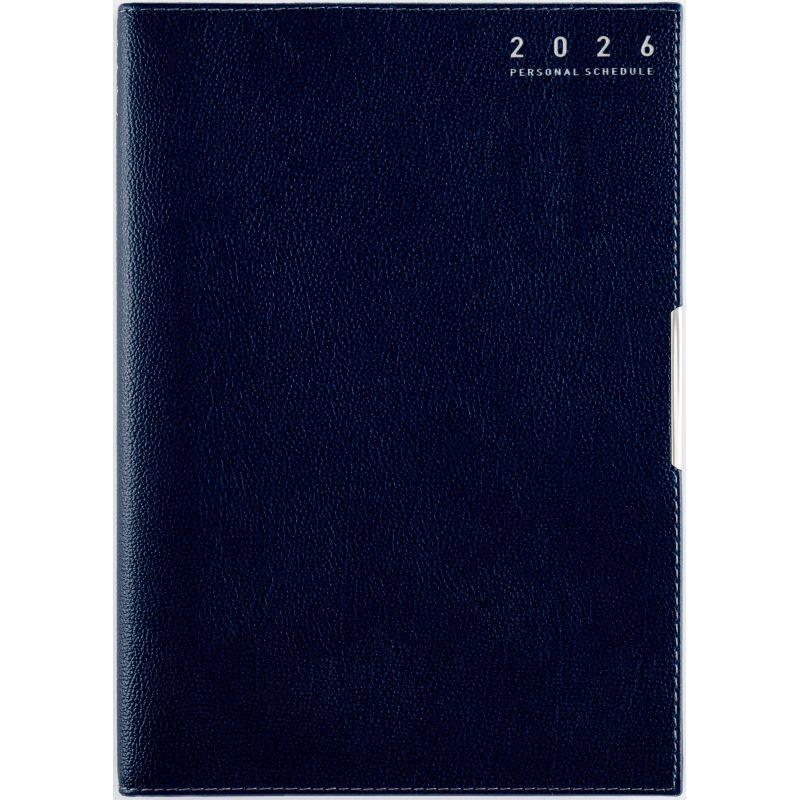 （まとめ買い）高橋書店 2026年 手帳 No.395 T’ディレクションダイアリーワイド A5判 週間バーティカル式＆月間ブロック式 ネイビー [x3]