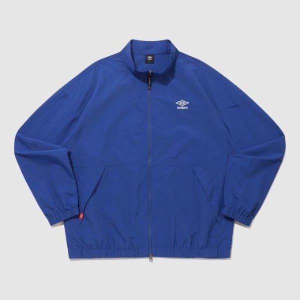 M ウインドブレーカー CQK UQ221CJK41-BLU クラシック スタンネック ウォームアップ ウインドブレーカー ジャケット / BLUE