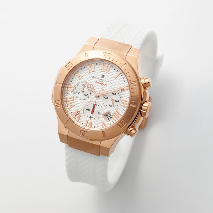 腕時計 クロノグラフ SM23106-PGWH