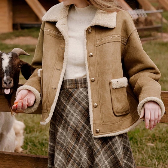 最低価格挑戦秋冬 アウター スーツジャケット スエード 裏起毛ジャケット きれいめ レディース 韓国ファッション