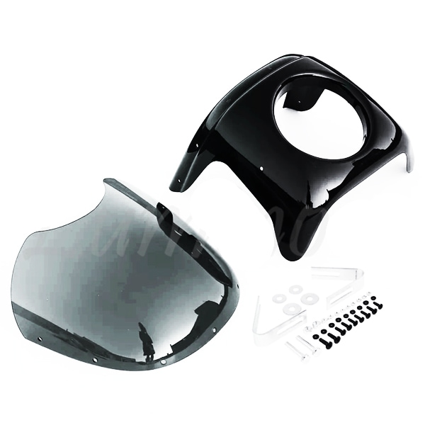 ロックハートType 180π ヘッドライト スモーク スクリーン ゼファー400 ゼファー750 ゼファー1100 バリオス ZRX400 ZRX1200 Z750RS Z900 Z1 Z2