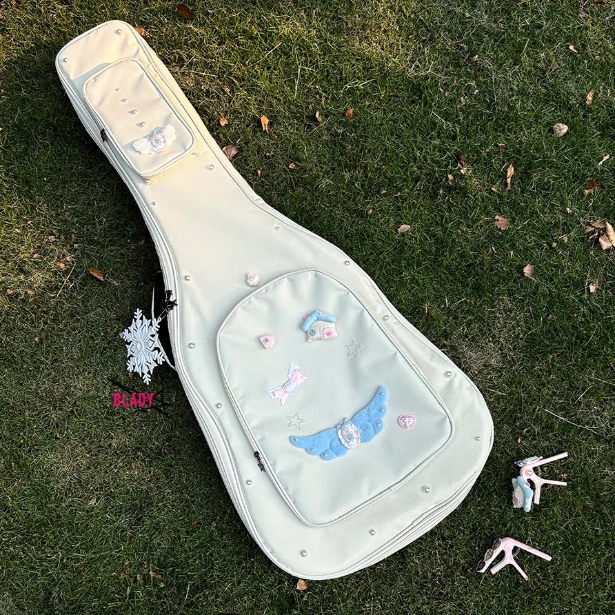 アコースティックギター 初心者 ギター 練習 おしゃれ 練習用 初心者用 アコギ 入門個性的なギターバックパック厚いピアノベース