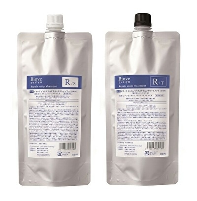 【2点セット】DEMI ビオーブ ピュリム リペアスキャルプスシャンプー450ml + リペアスキャルプトリートメント450g (詰替え) BC-T Z-1