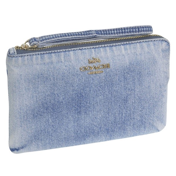 コーチ ポーチ レディース リストレット アウトレット デニム LRG CRN ZP FDD DNM CEF68IMNIM COACH