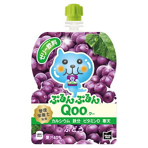 コカコーラ ミニッツ メイド ぷるんぷるんQoo クー ぶどう ゼリー飲料 パウチ 125g30袋