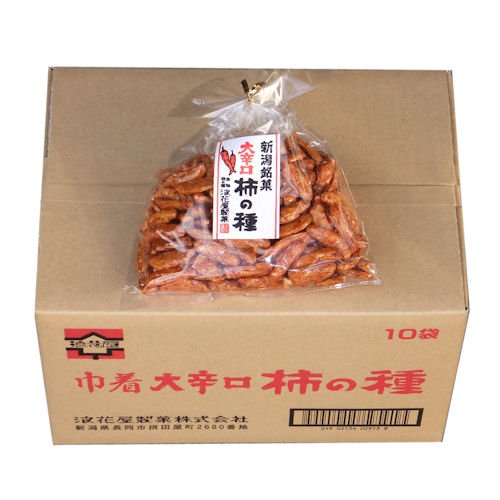 大辛口柿の種 巾着（１ケース） 140g×10袋