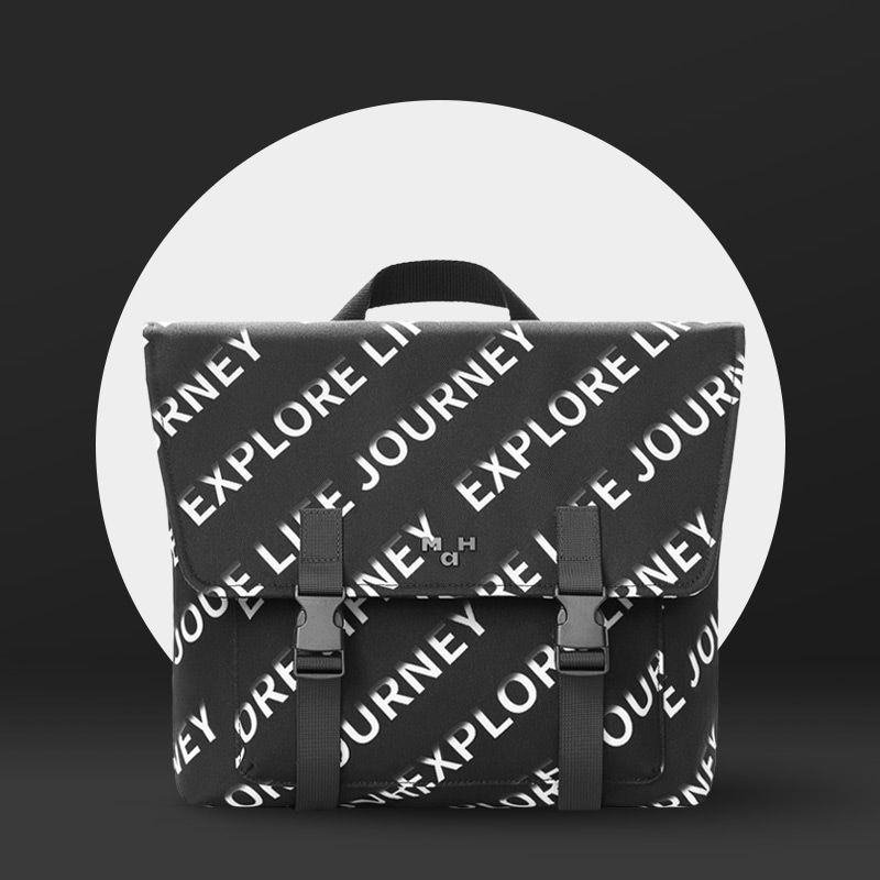 Oli Printing リュック サッチェルバッグ 13インチPC収納可能 バッグ