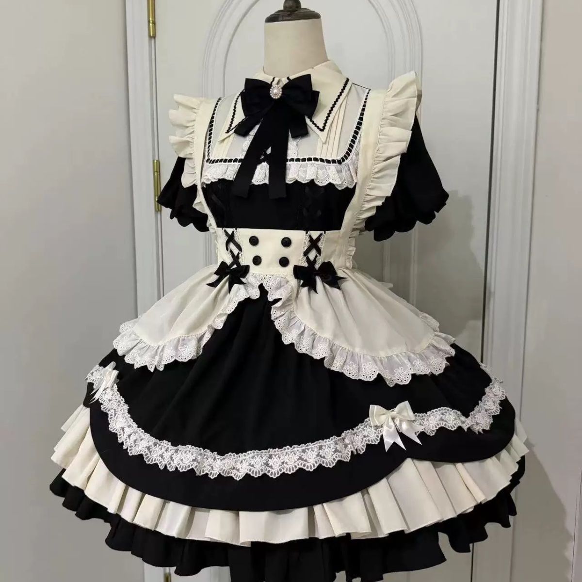 2025新作メイドcos服メイド服取り外し可能ロリータ演出服日常着着着