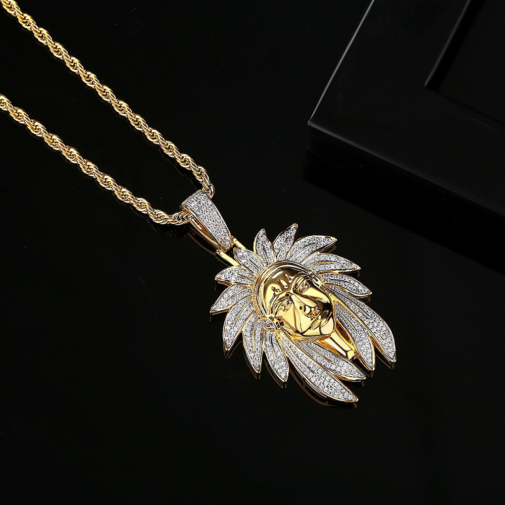 ネックレス レディース キュービックジルコニア ホワイト 真鍮 イエローゴールド カジュアル モチー