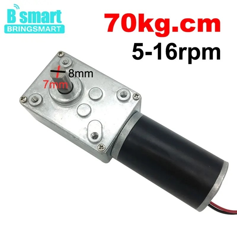 【3日以内発送】ウォームギアモーター12v 24v 12-470rpm 高トルクdc 3.4-70kg カーテンマシン用セルフロック 看板 家庭用機器