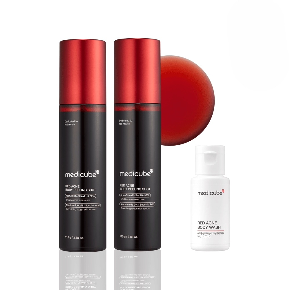 メディキューブ レッド アクネ ボディピーリング ミスト 110ml 2個