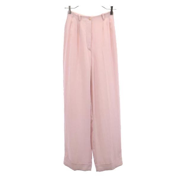 イタリア製 スラックスパンツ 38 ピンク レディース