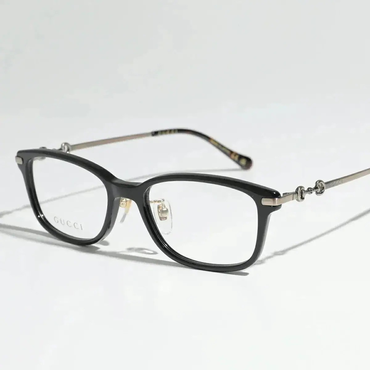 GUCCI グッチ メガネ GG1129OJ メンズ アイウェア めがね 眼鏡 伊達メガネ スクエア型 オプティカル フルリム 黒縁 001/BLACK-GOL