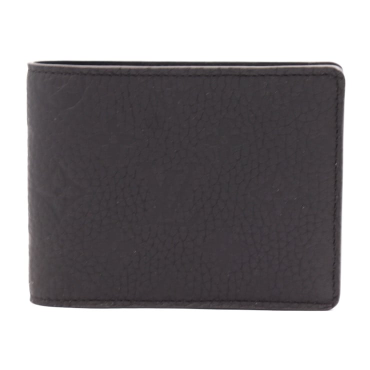 新品未使用展示品 LOUIS VUITTON ルイ ヴィトン 二つ折り財布 M82072 ポルトフォイユ ミュルティプル モノグラム トリヨンレザー ブラック 札入れ ビトン 本物保証 中古