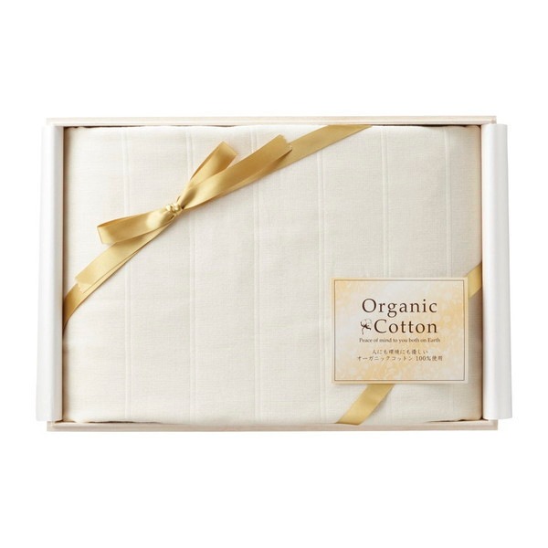 オーガニックコットン五重ガーゼ毛布(国産木箱入) KOGC-10075 7,180円