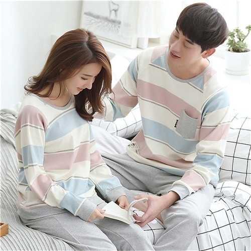 2024春新商品ペアパジャマ 冬 ワンピース カップル ペア ルームウェア 上下 セット ペア パジャマ レディース 長袖 ペア スウェット カップル パジャマ 秋冬 パジャマ ペア 結婚祝い プレゼ 5,197円