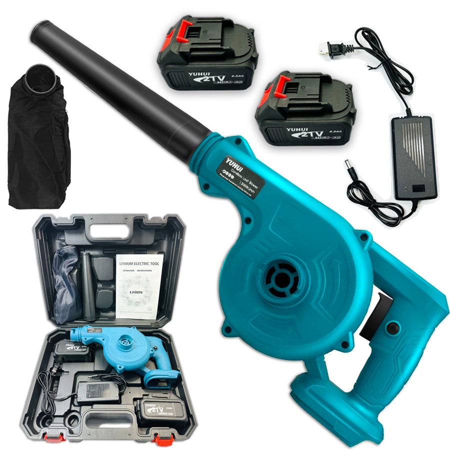 充電式 コードレス ブロアー 集塵機 掃除機 ブロワー バッテリー2個付き