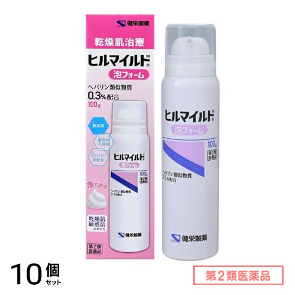 第２類医薬品 ヒルマイルド泡フォーム 100g 10個セット