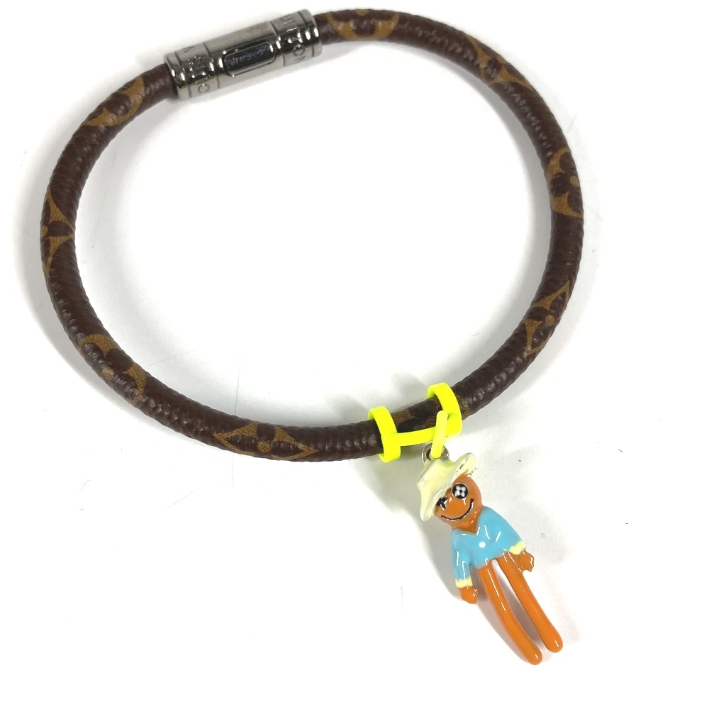 ブレスレット MP286E ブラスレ ハング イット マスコット モノグラム アクセサリー バングル モノグラムキャンバス ブラウン