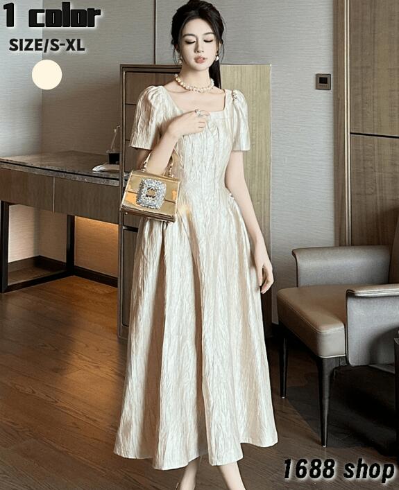 初回限定2025　フレアワンピース ロングワンピース　半袖　姫系ワンピース　シフォン　ワンピース インポート ひざ丈 ミドル丈 エレガント　アシンメトリー 花柄 パーティドレス お嬢様 セクシー ミニ