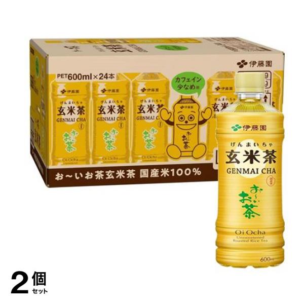 伊藤園 おいお茶(おーいお茶) 玄米茶 PET 600mL (×24本入) 2個セット
