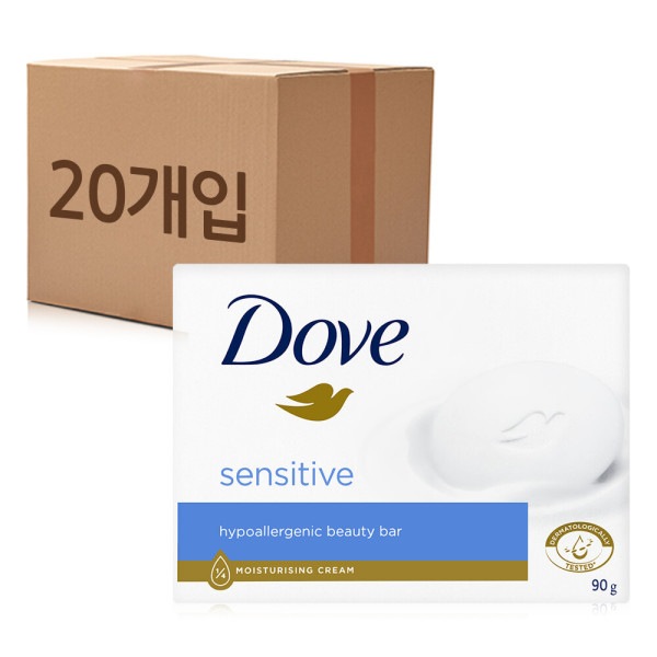 ドブ 石鹸 ビューティーバー 洗顔石鹸 センシティブ 20個