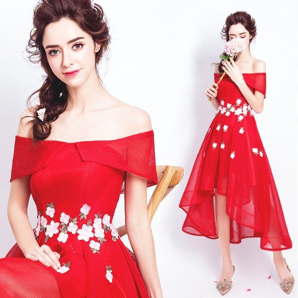 カラードレス 二次会 安い ウエディングドレス 結婚式 ロングドレス 花嫁 フォーマルドレス 演奏会 カクテルドレス 発表会 イブニングドレス 赤 コンサート