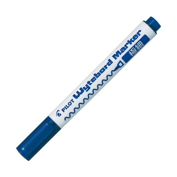 (まとめ)パイロット ボードマーカー 極細 ・小型ブルー WBMA-10EFN-L 1セット(10本) (×10セット)