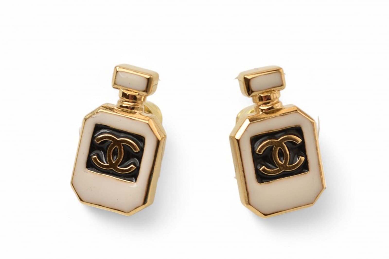 ピアス CHANEL アクセサリー ココマーク/CC ゴールド ボトルモチーフ C25【中古】