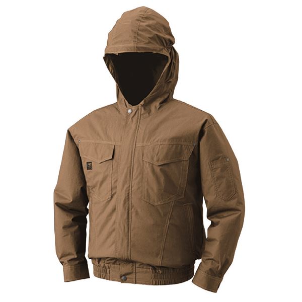 KU90520 空調服 R ポリエステル製フード付き 服のみ ブルー 5L